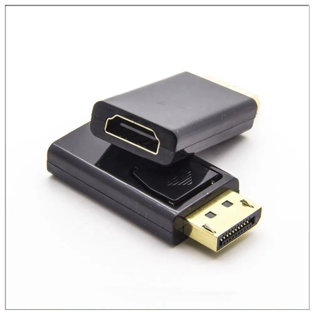 2x Displayport auf HDMI Adapter DP Konverter Stecker 1080p Full HD Video 4K