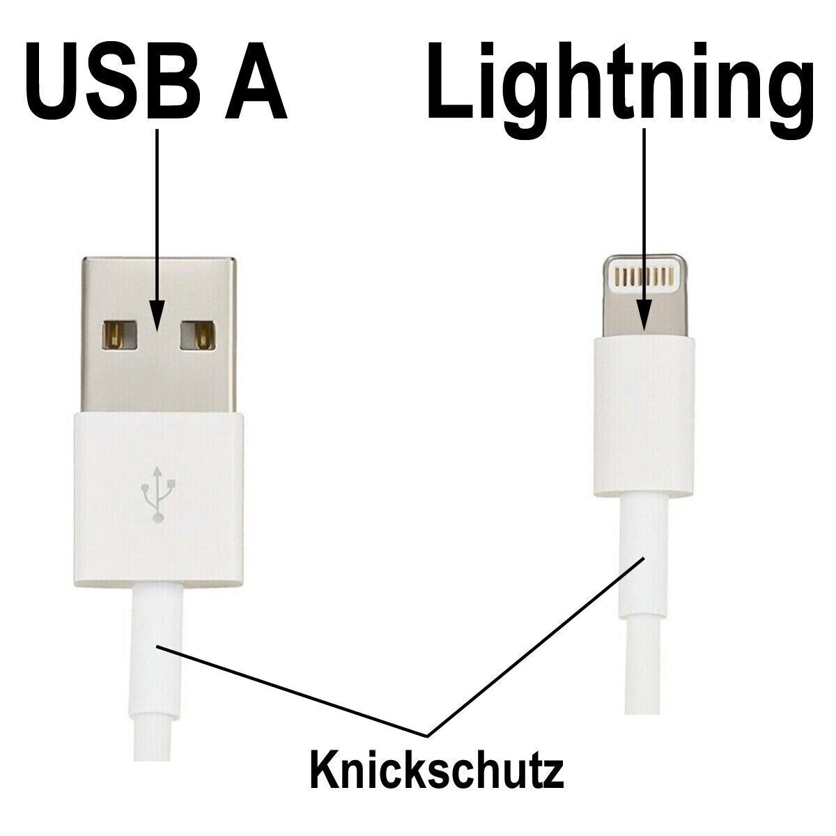 iPhone Ladekabel 1m USB für Original Apple iPhone