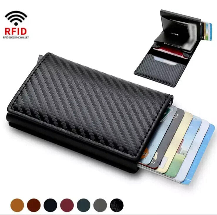 Geldbeutel Slim Wallet mit RFID Schutz mini Geldbörse Portemonnaie Kartenetui