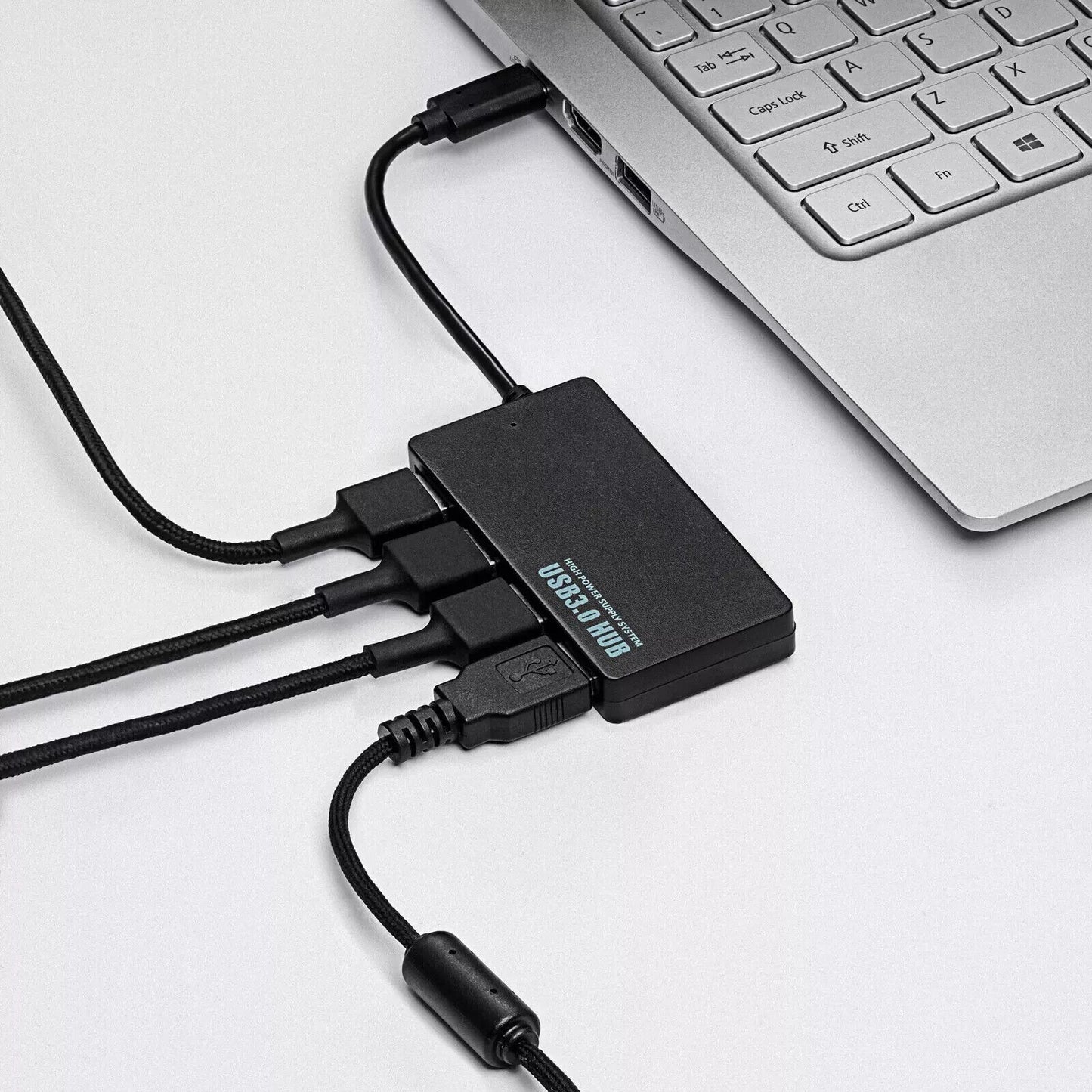 USB C 3.0 Verteiler 4 Port SUPER FAST Daten HUB Adapter für Notebook Laptop PC