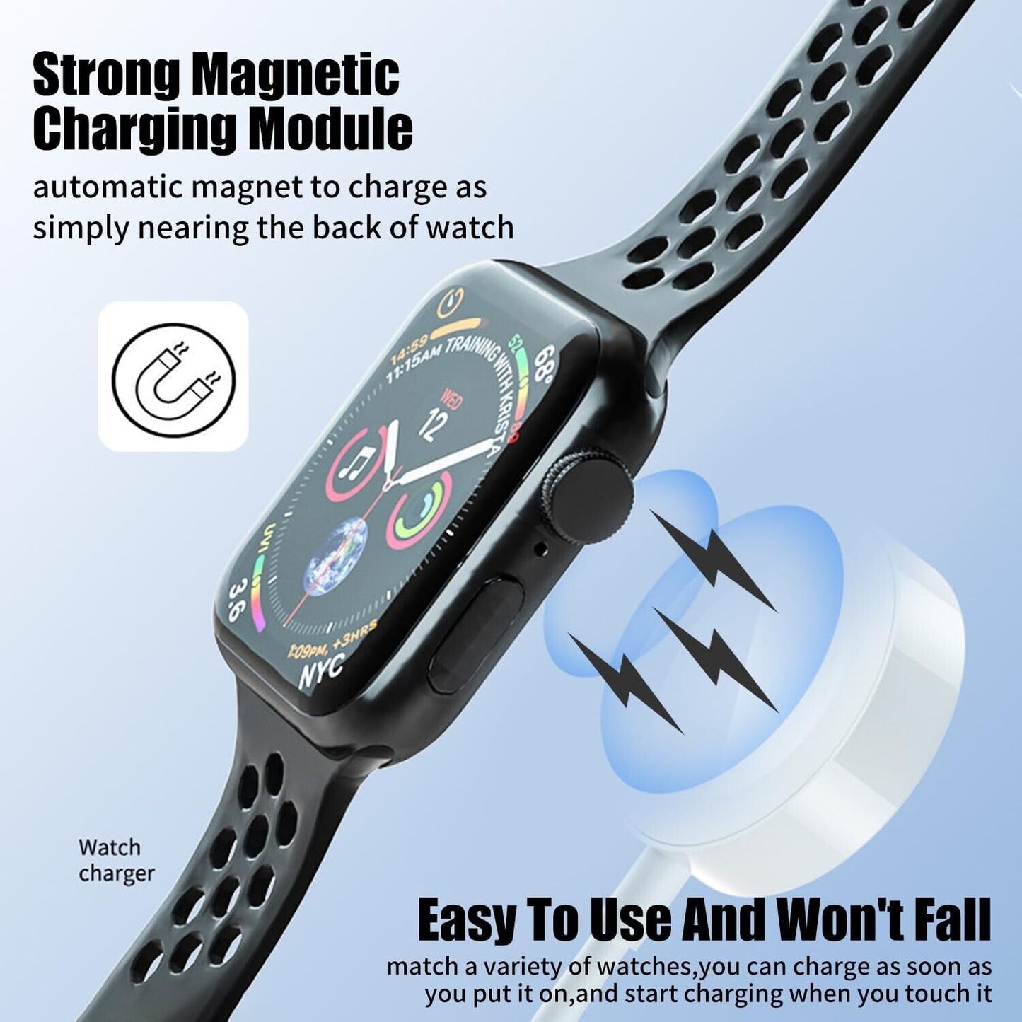 Apple Watch Magnetisches Ladekabel Charger Ladegerät Series 1 2 3 4 5 6 7 8 SE