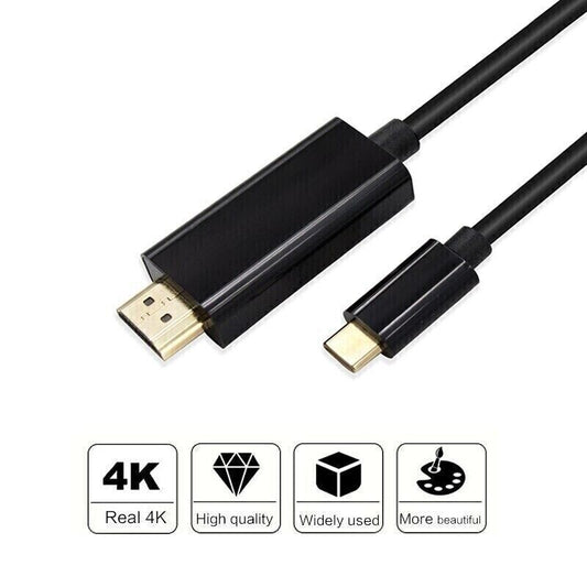 USB-C auf HDMI Kabel 4K HD TV Adapter für Samsung Mac Macbook 1.8M
