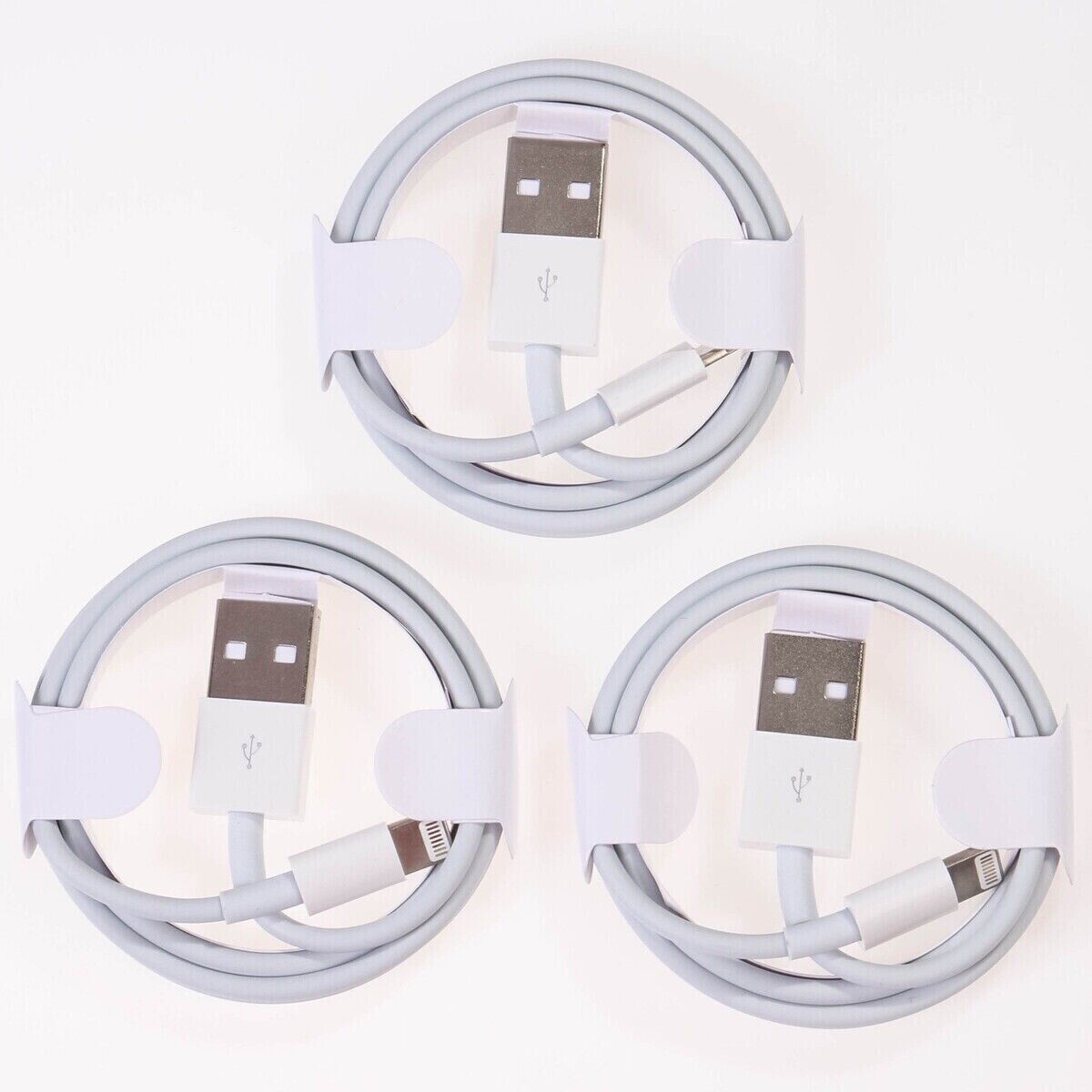 5x Ladekabel 1m für Apple iPhone iPad 5 6 7 8 X XS XR 11 12 13 Plus Pro Max